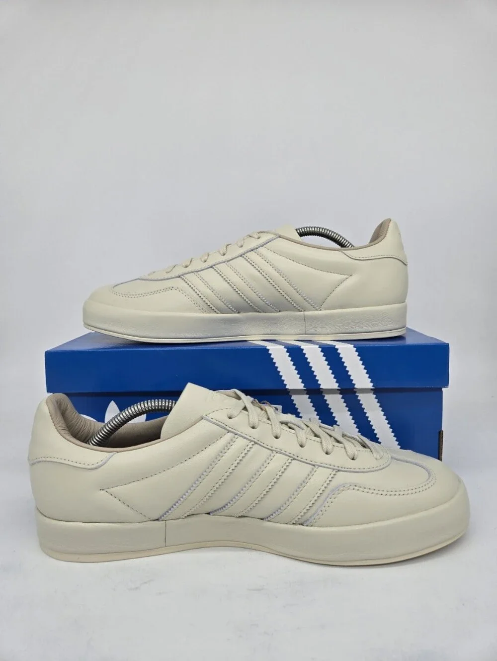 adidas Men's Gazelle Indoor Luxe JI3508 Pack Alumina Shoes Size 10.5